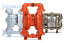 AODD Pump, Polypropylene, 1" ANSI Flanged, Pro-Flo®, Clamped, Flanged, w/ Hytrel®, Part No. 02-6268, Description: P2/PKPPP/FSS/FS/PTV/0400