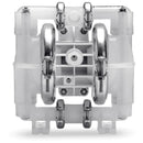 AODD Pump, Polypropylene, 1/2" NPT Threaded, Pro-Flo®, Clamped, Threaded, w/ Santoprene®, Part No. 01-2673, Description: P1/PPPPP/WFS/WF/KTV