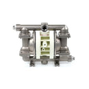 AODD Pump, Stainless Steel, 1" NPT Threaded, Pro-Flo® FIT Series, Bolted, Threaded, w/ PTFE, Part No. 02-12338, Description: P220/SSPPP/TWS/TF/STF/0677