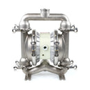 AODD Pump, Stainless Steel, 1-1/2" Tri-Clamp, Pro-Flo® FDA Series, Clamped, Tri-Clamp, w/ Santoprene®, Part No. 04-13433, Description: P4/SZAPP/FWL/FW/FW/0070