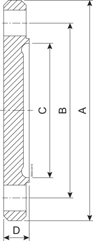أعمى BNF DN15 H3 1.4404