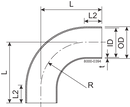 BEND 90 BL DN65 HSF2 1.4307