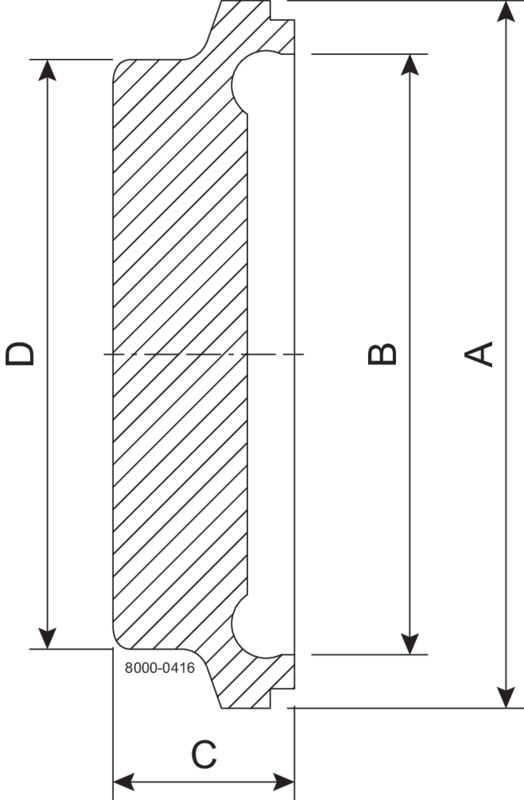 BLIND BNKS DN15 H3 1.4404