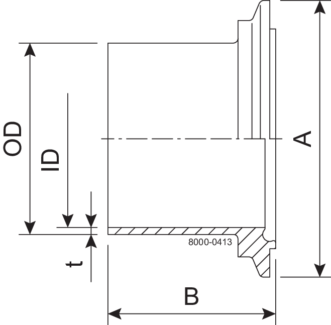 LINER NKS DN10 H3 1.4404