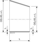 أحمر RE DN20/15 HSF2 1.4404