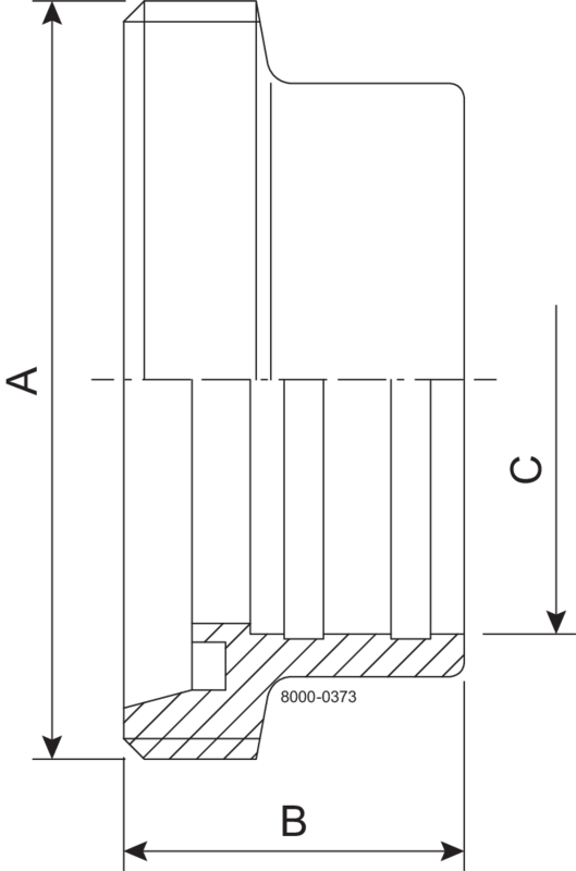 MALE C DN25 HSF0 1.4307