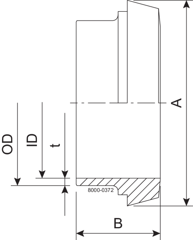 LINER SD DN15 HSF0 1.4307