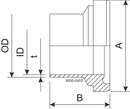 LINER BS DN80 H3 1.4404