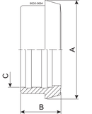بطانة EXP DN25 1.4301