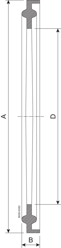 حشية DN100 PTFE