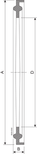حشية DN65 PTFE