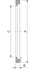 شفة الحشية DN100 FPM
