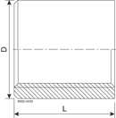 SOCKET  2" RG 1.4404