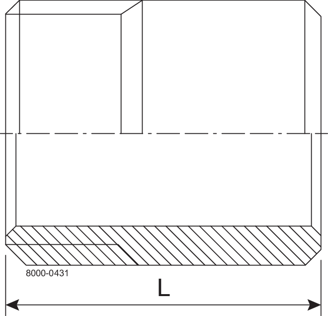 MALE W  1" RG 1.4571