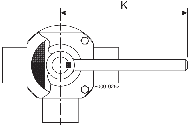 HANDLE CPL. 3-4 PORTS 51-63.5
