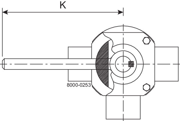 HANDLE FOR  3-4 PORTS NW50