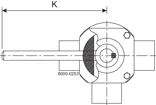 HANDLE FOR  3-4 PORTS NW50