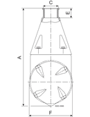 IM10 RJMIXER 4XØ3.9 1"NPT
