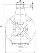 IM15 RJMIXER 2X11 0% 1½"RP