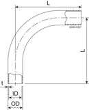 بند-90 31.8-POL/RAW-316L