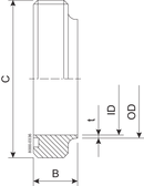 MALE PART 38-316L