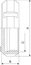غطاء النهاية 25-SB-304L