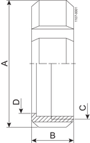 صمولة IDF 89 SB 304L