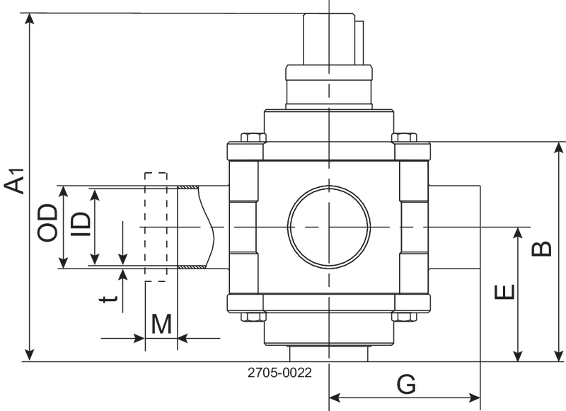 KOLTEK VALVE MH53 NW40 EPDM