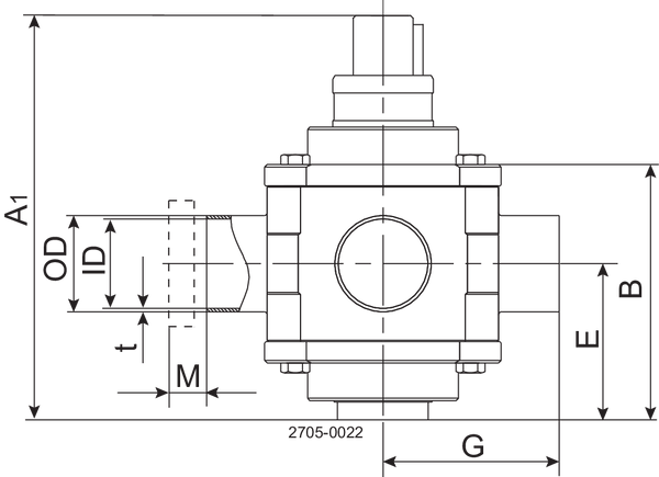 KOLTEK VALVE AH53-38-W/W/W-