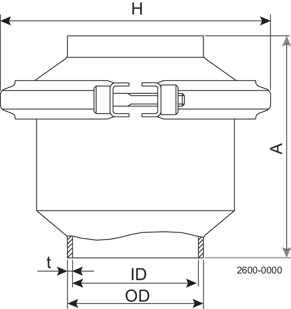 NRV LKC-2 ISO 63 WELDON 304L