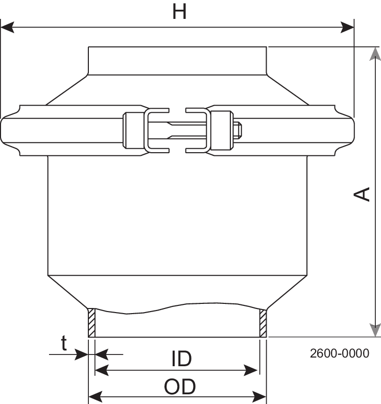 NRV LKC-2 IDF UN W.51 EPDM 304