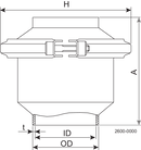 NRV LKC-2 IDF UN W.25 EPDM 304