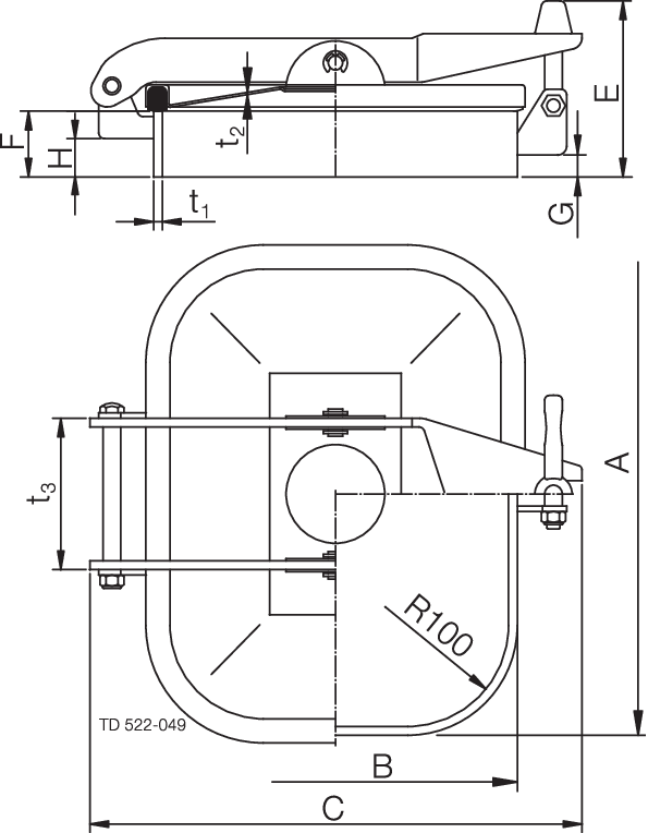 INSPECTION PORT R-332X440-100