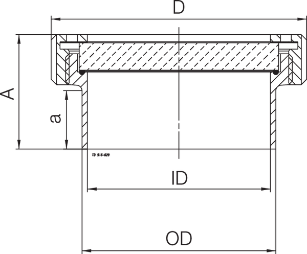 SIGHTGLASS DN65      DIN 11851