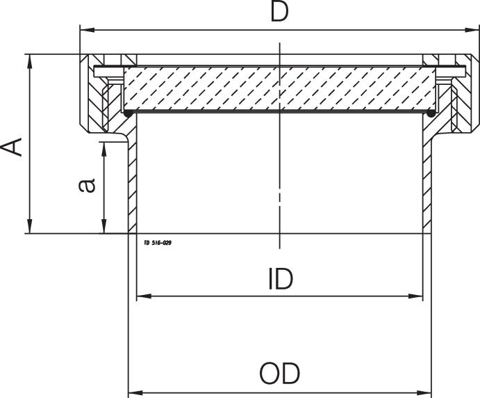 SIGHTGLASS DN65      DIN 11851
