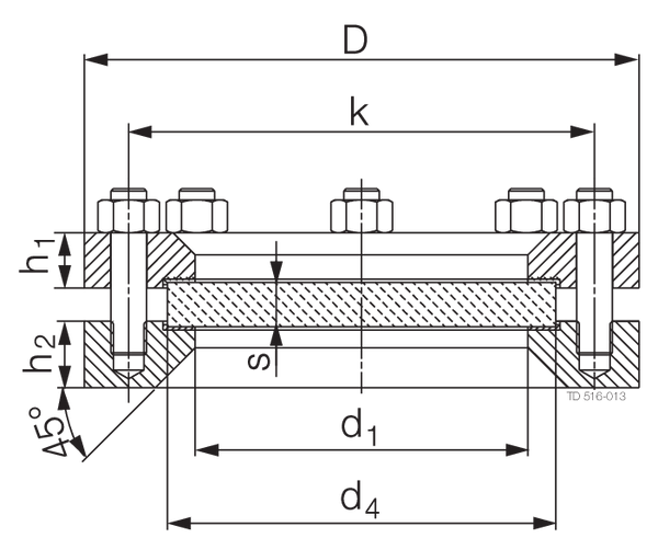 SIGHTGLASS DN 125 DIN 28120
