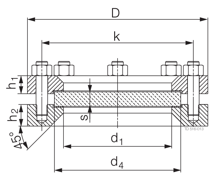 SIGHTGLASS DN 50 DIN 28120