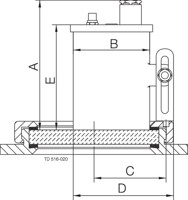 SIGHT GLASS LKS-78 W/MINI-