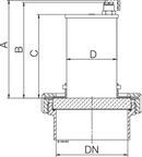 SIGHT GLASS UNION W/MINIVISION