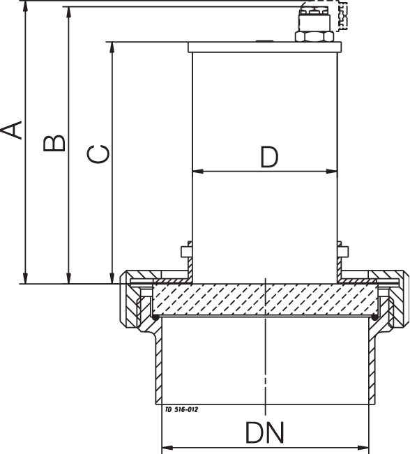 SIGHT GLASS UNION W/MINIVISION