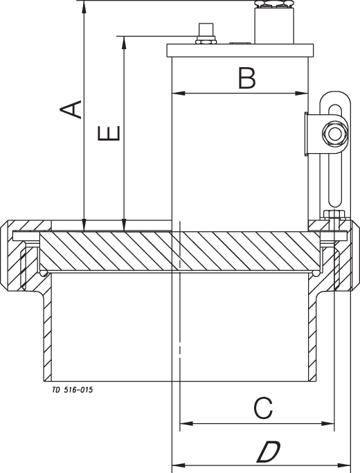 SIGHT GLASS UNION W/MINIVISION