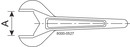 TOOL SPANNER HEXAGON NUT 38-