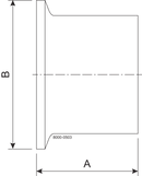 L14AM-2 1/2-316L-SF4 Type B