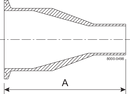 B31MS-1 1/2 × 3/4-316L-PL