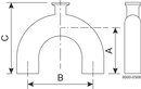 B2UMPBOA-4 X 2-316L-PL